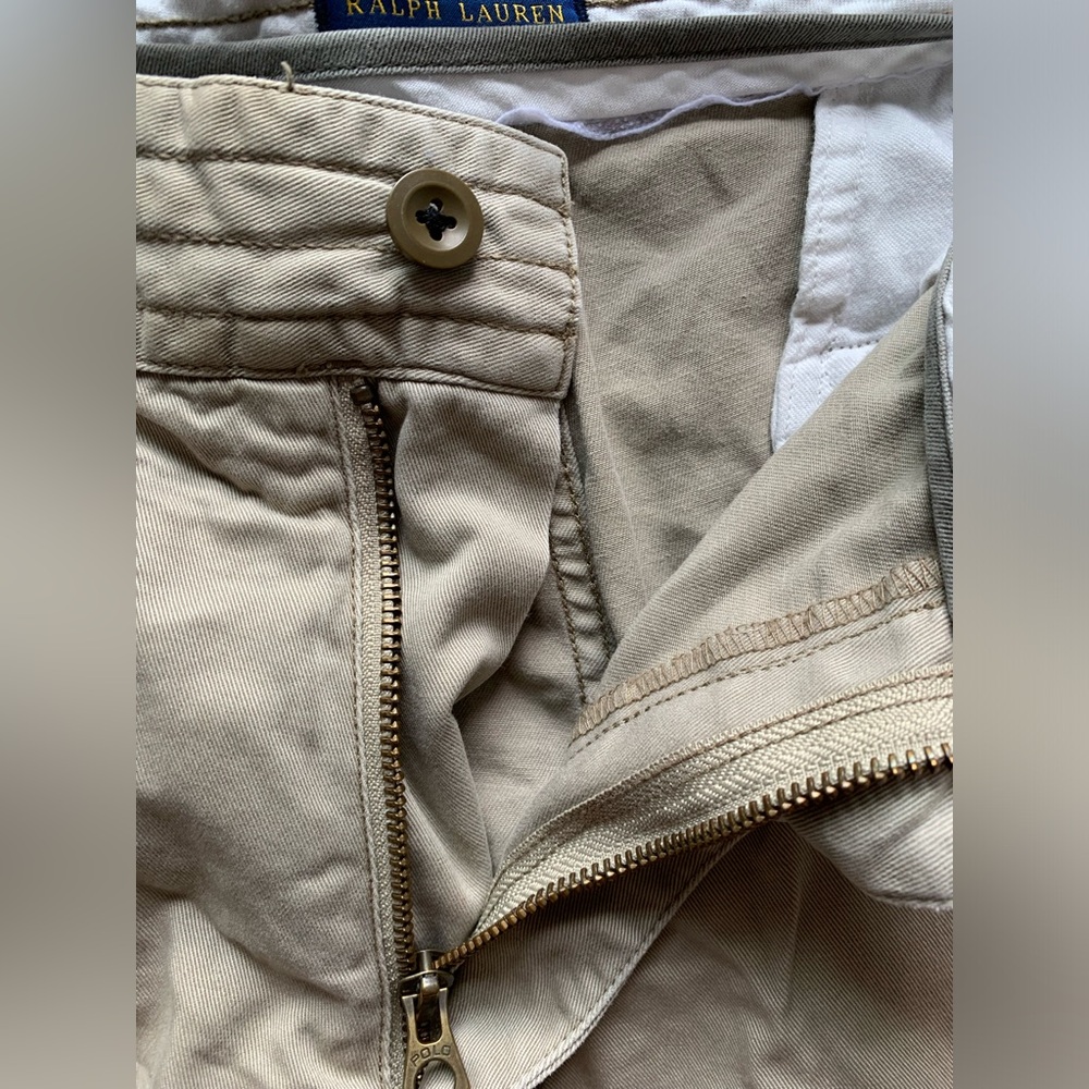 Polo Ralph Lauren Gellar Straight-Leg Cotton-Canvas Cargo Shorts Size 38 - Picture 7 of 9